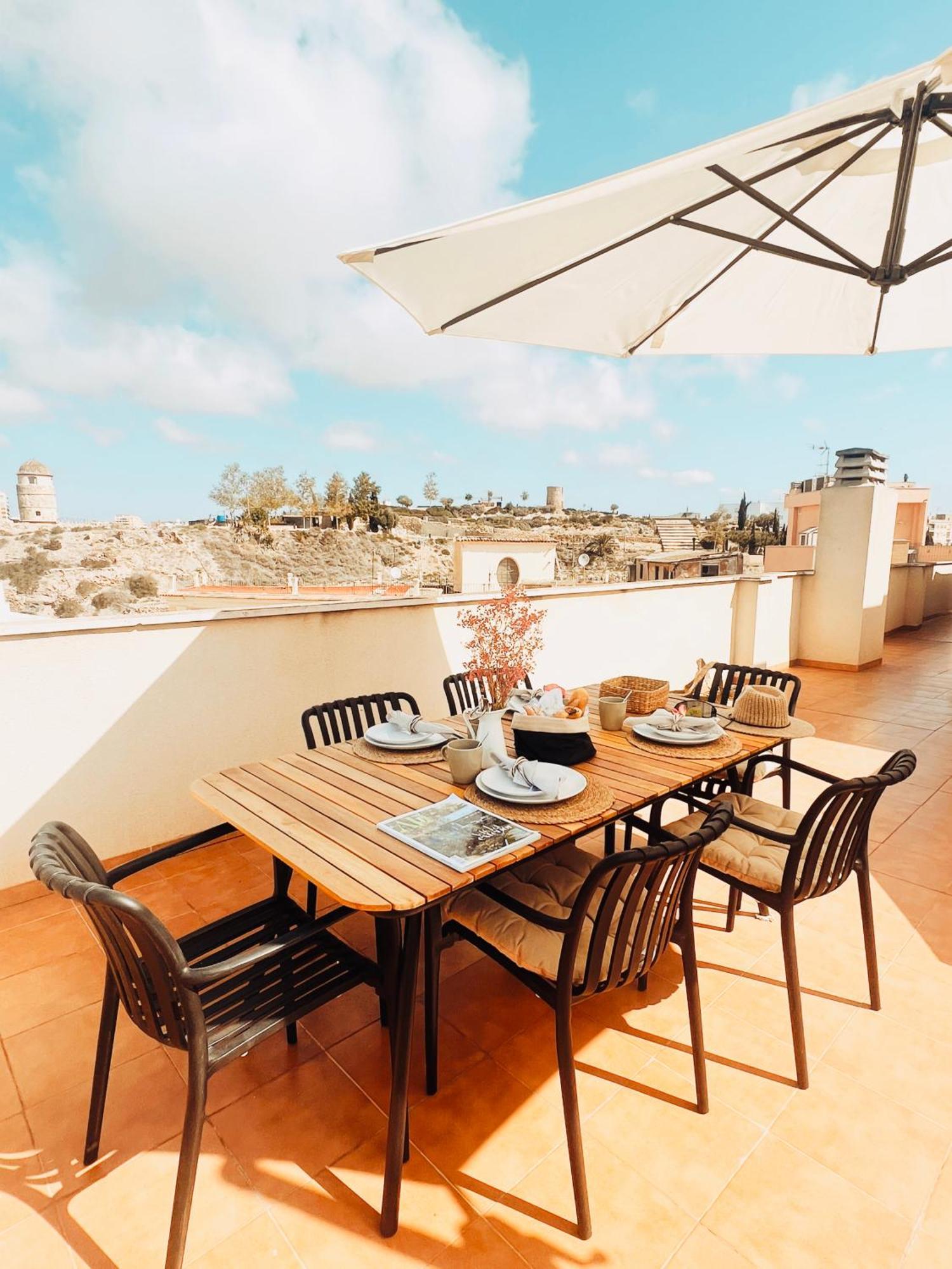 Casa Jara- With A Private Terrace 360 Views In Old Town - Free Parking Lejlighed Cartagena Eksteriør billede